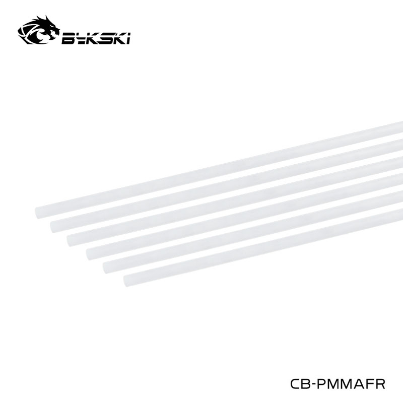 Pc Water Cooling - 6X500Mm Bykski Mờ Acrylic Cứng Ống,