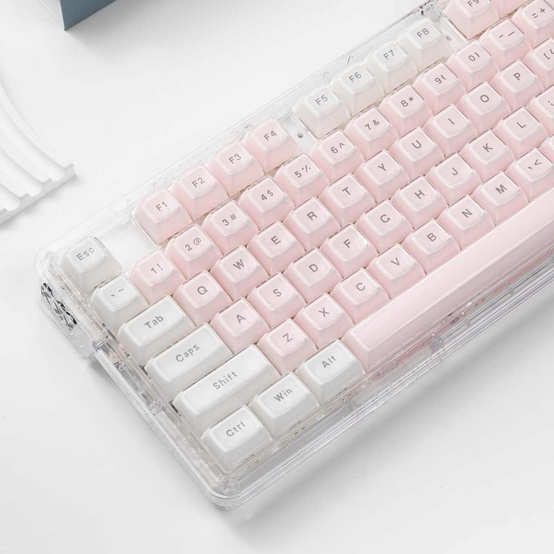 Crystal Transparent Keycaps Pi - đánh giá và giá Pc Gaming Fullset