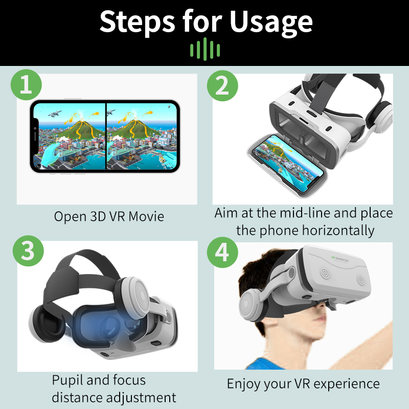 Virtual Reality VR Glasses 3D  - đánh giá và giá Vr Headset Pc