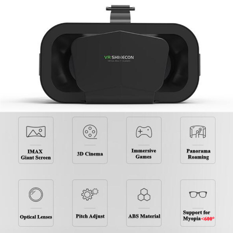 Shinecon Viar 3D VR Glasses Vi - đánh giá và giá Vr Headset Pc