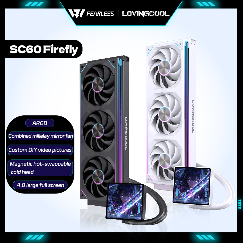 LOVINGCOO SC60 Firefly 360 CPU - đánh giá và giá Pc Gaming Liquid