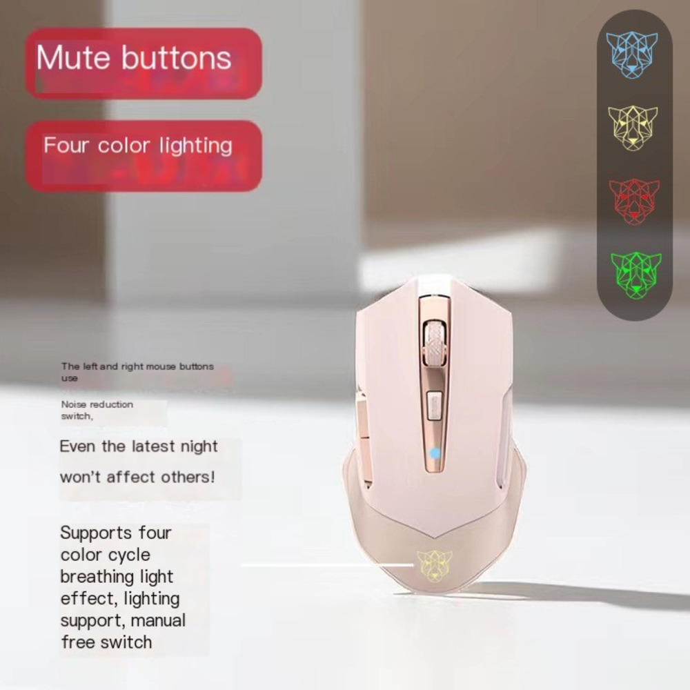 2024 New 2.4G Wireless Mouse T - đánh giá và giá Pc Gaming Pink