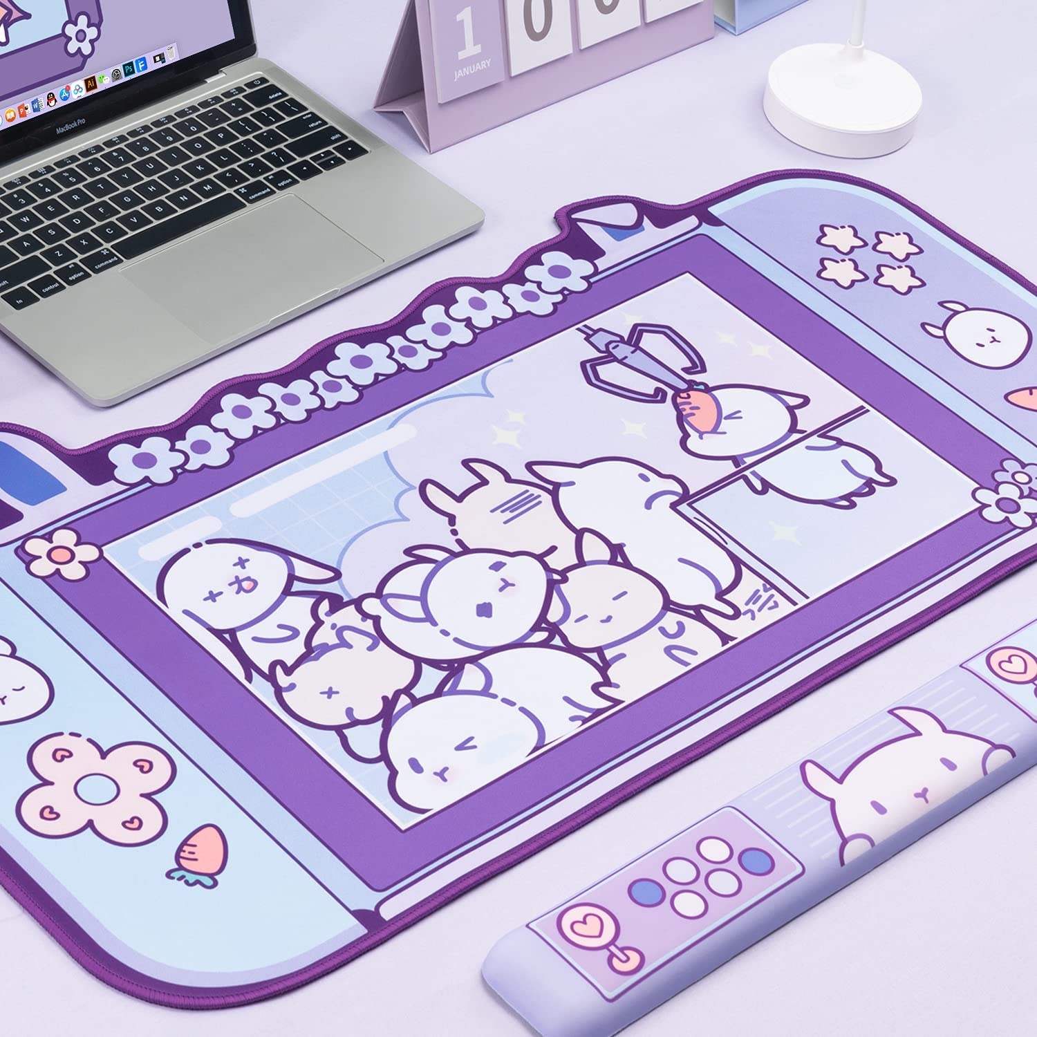 Large Kawaii Gaming Mouse Pad  - đánh giá và giá Pc Gaming Pink